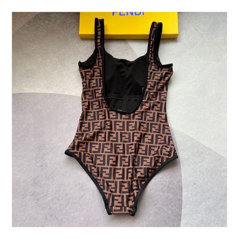 fendi one piece swimsuit|Fendi bikini dupe.